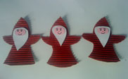 Santa Claus garland paso 1