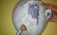 Papier mache head paso 2