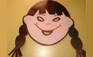 Chinese girl mask paso 3