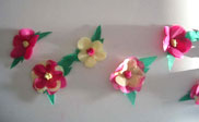 Flowers hair band paso 1
