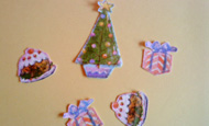 Ornaments for the Christmas tree paso 4