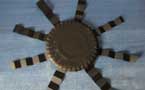 Araña de cartón paso 5