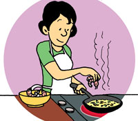 Receta de potaje de bacalao. Paso 1.