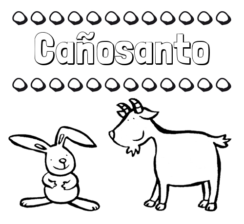 Dibujos para niños: su nombre con animales