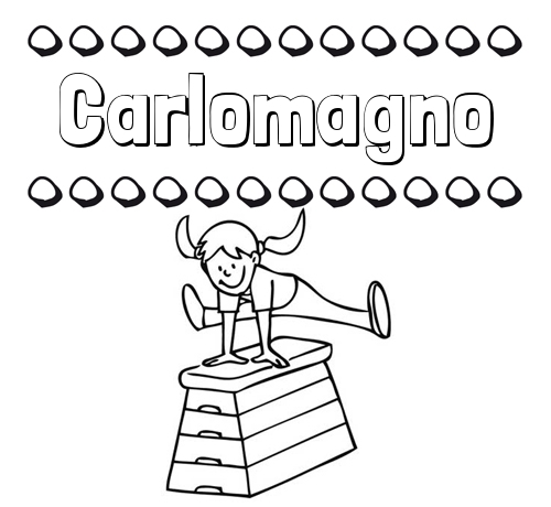 Dibujos infantiles para imprimir: su nombre y niña jugando