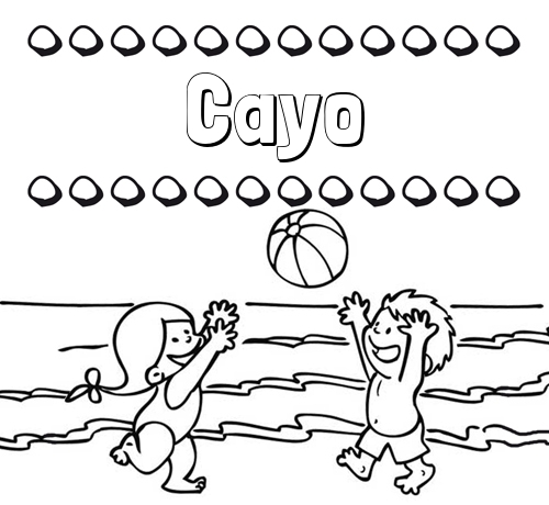 Hacer un dibujo del nombre en la playa