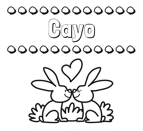 Colorear las letras de los nombres con conejitos