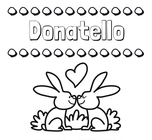 Colorear las letras de los nombres con conejitos