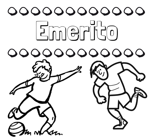 Dibujar las letras de nombres y fútbol