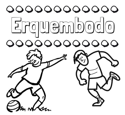 Dibujar las letras de nombres y fútbol