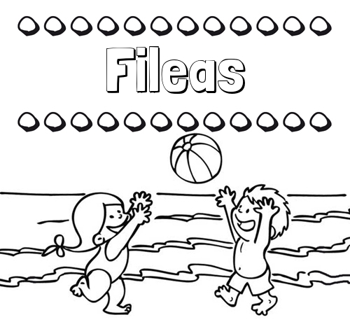 Hacer un dibujo del nombre en la playa