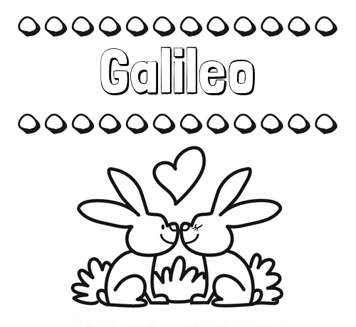 Colorear las letras de los nombres con conejitos