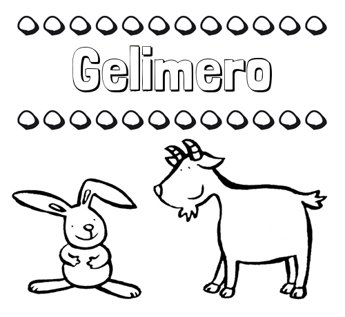 Dibujos para niños: su nombre con animales