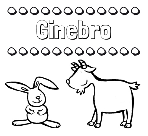 Dibujos para niños: su nombre con animales