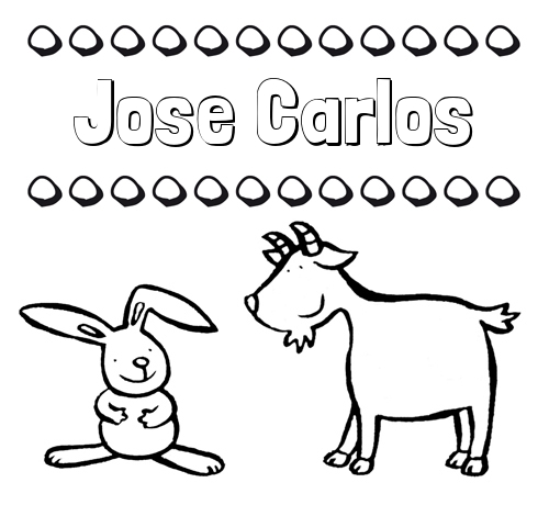 Dibujos para niños: su nombre con animales