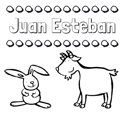 Dibujos para niños: su nombre con animales