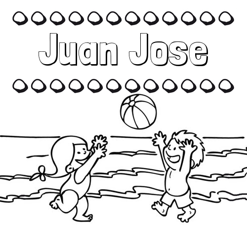 Hacer un dibujo del nombre en la playa