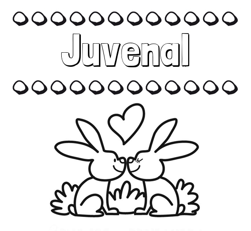 Colorear las letras de los nombres con conejitos