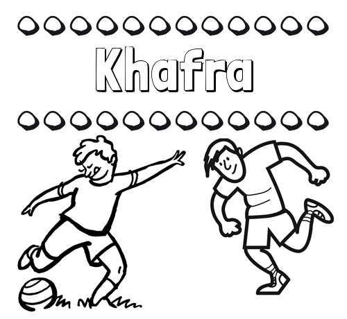 Dibujar las letras de nombres y fútbol