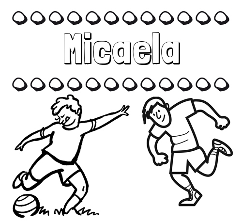 Dibujar las letras de nombres y fútbol