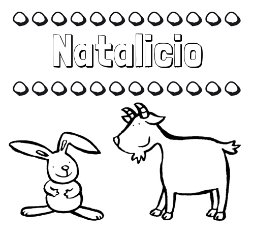 Dibujos para niños: su nombre con animales