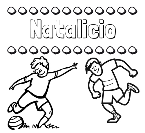 Dibujar las letras de nombres y fútbol