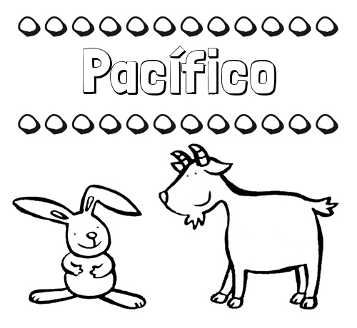 Dibujos para niños: su nombre con animales