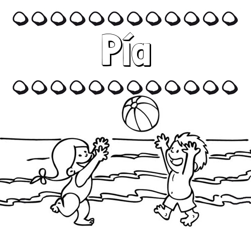 Hacer un dibujo del nombre en la playa