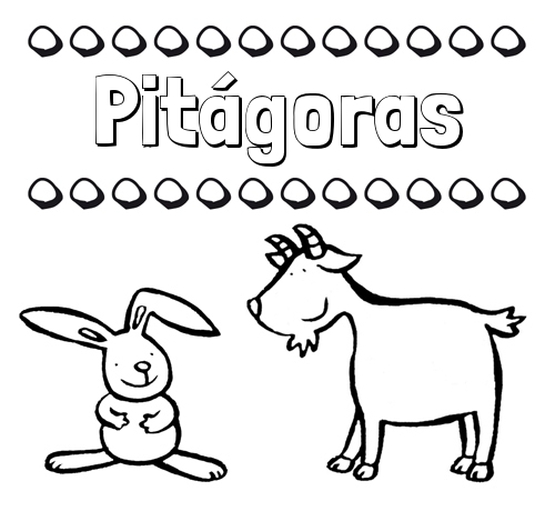 Dibujos para niños: su nombre con animales