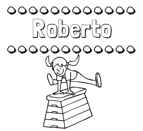 Dibujos infantiles para imprimir: su nombre y niña jugando