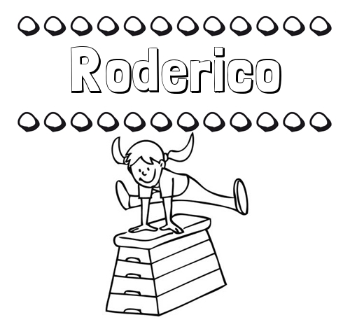 Dibujos infantiles para imprimir: su nombre y niña jugando