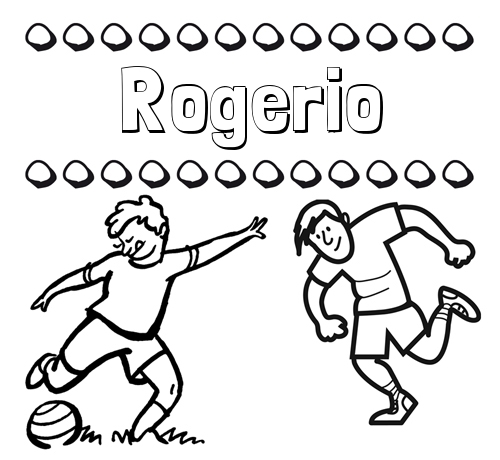 Dibujar las letras de nombres y fútbol