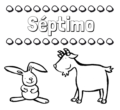 Dibujos para niños: su nombre con animales