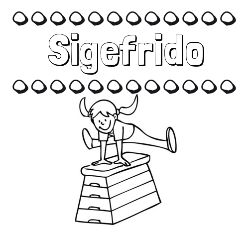 Dibujos infantiles para imprimir: su nombre y niña jugando