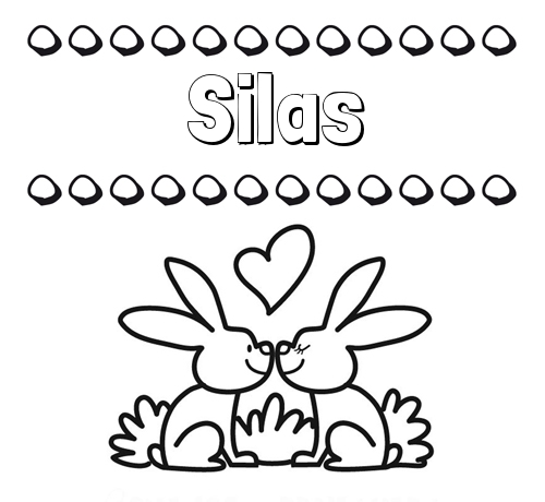 Colorear las letras de los nombres con conejitos