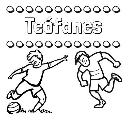 Dibujar las letras de nombres y fútbol