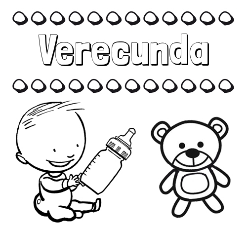 Divertidos dibujos de nombres: peluche y bebé