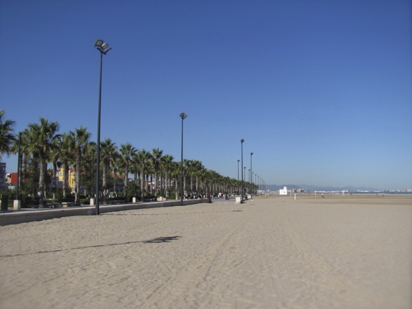 Playa de las Arenas en Valencia