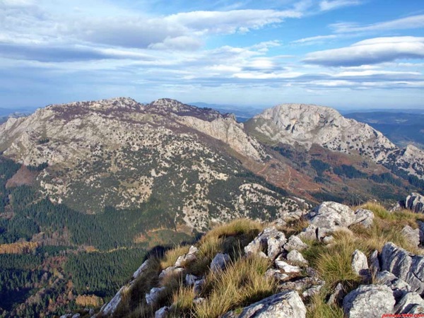 Sierra de Aramotz en Vizcaya
