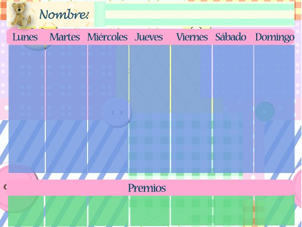 Cuadro de incentivos para niños