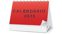 Dibujos del calendario de 2013 para colorear con los niños