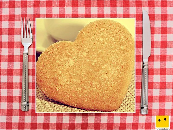 Recetas dulces para niños. Galletas de avena en corazón