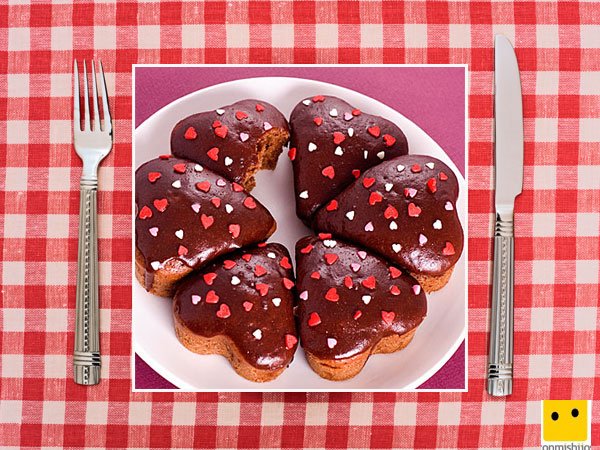 Recetas dulces de corazón. Muffins de chocolate