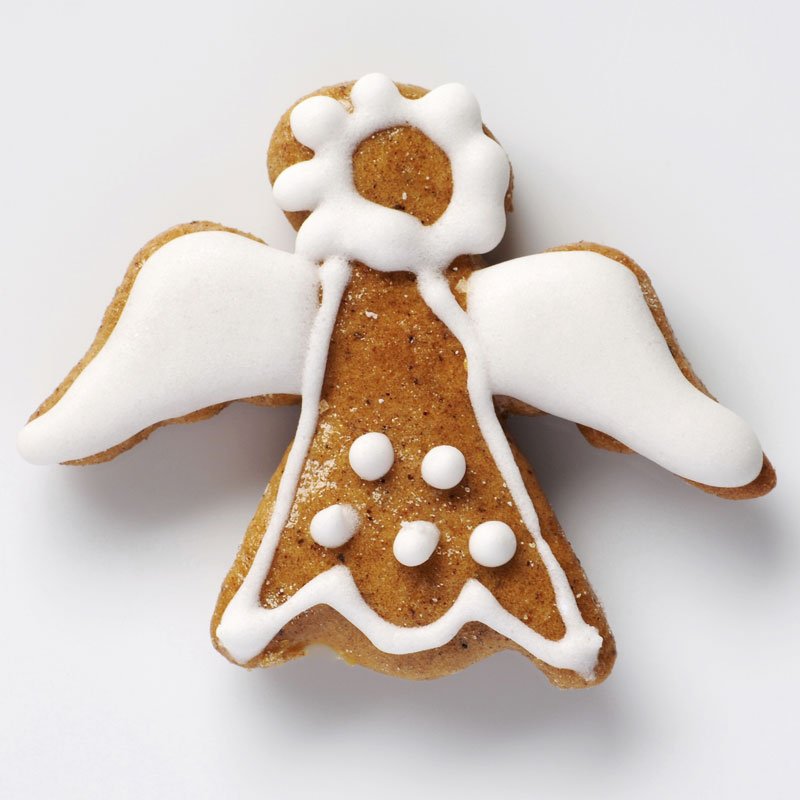 Ángel de Navidad de galleta