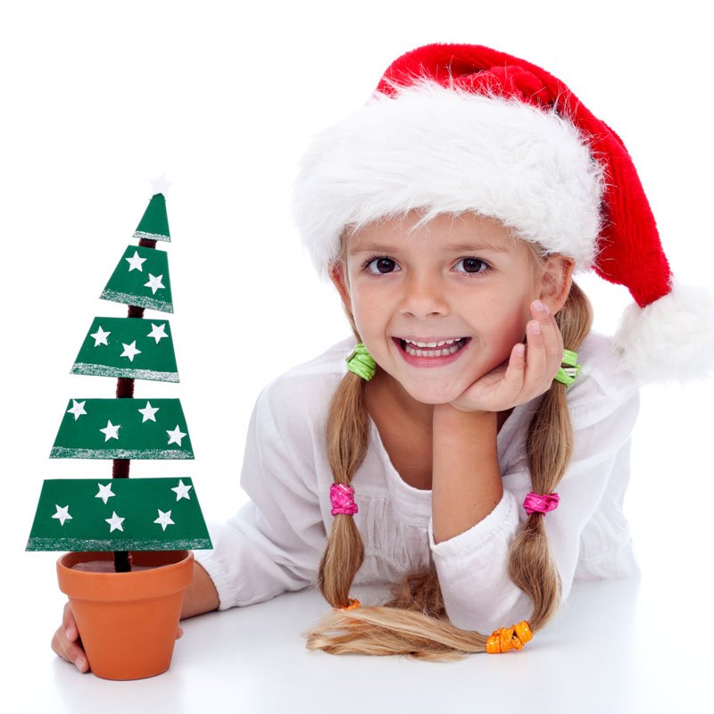 Árbol de Navidad en maceta