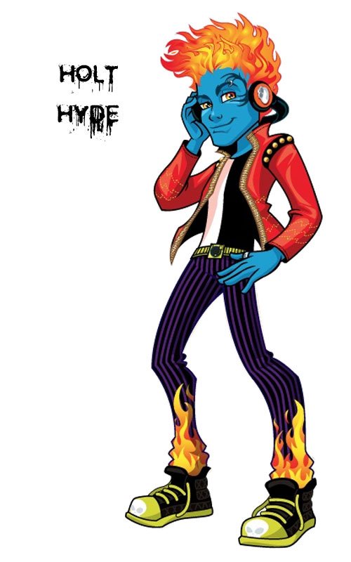 Conoce a los personajes de Monster High. Holt Hyde