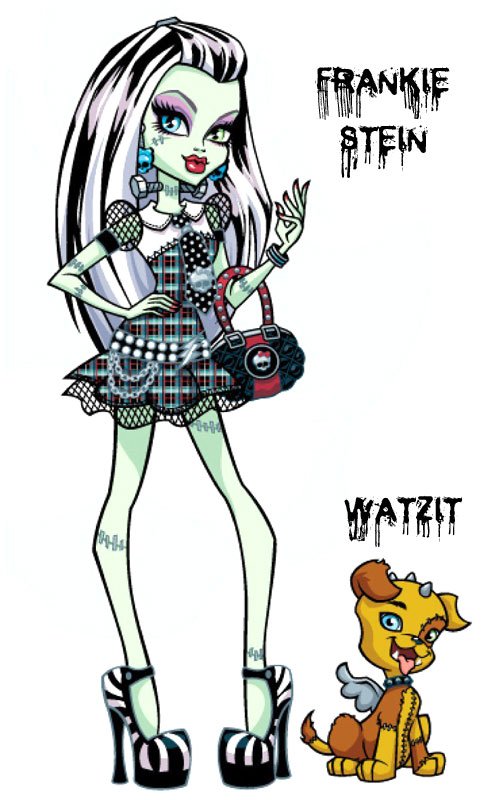 Conoce a los personajes de Monster High. Frankie Stein