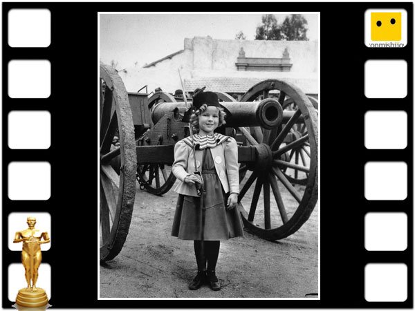 La actriz Shirley Temple ganadora de un Premio Oscar Honorífico