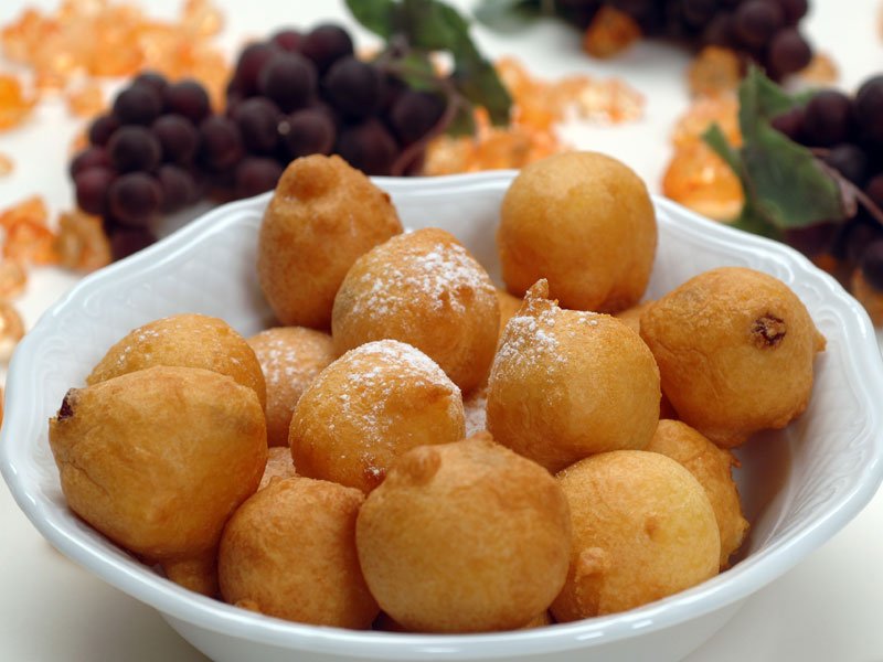 Receta tradicional de buñuelos de viento