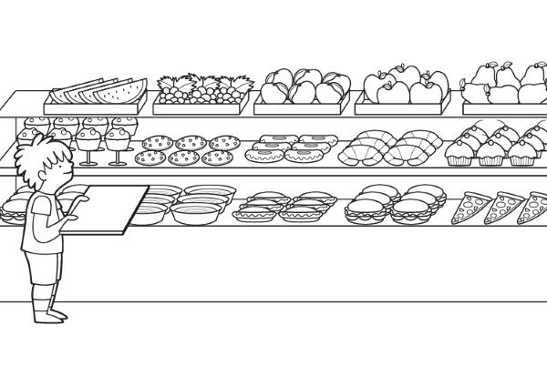 Self-service: dibujo para colorear e imprimir